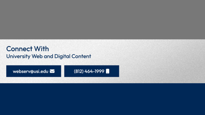 Screenshot of the Contact Row section in use