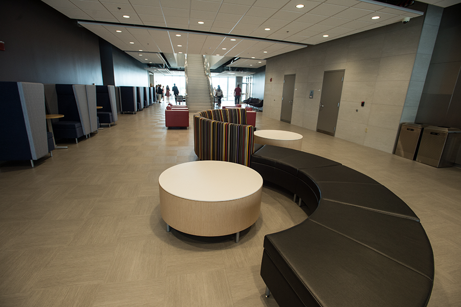 Student lounge area at the Stone Center