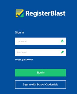 USI Test Registration/RegisterBlast