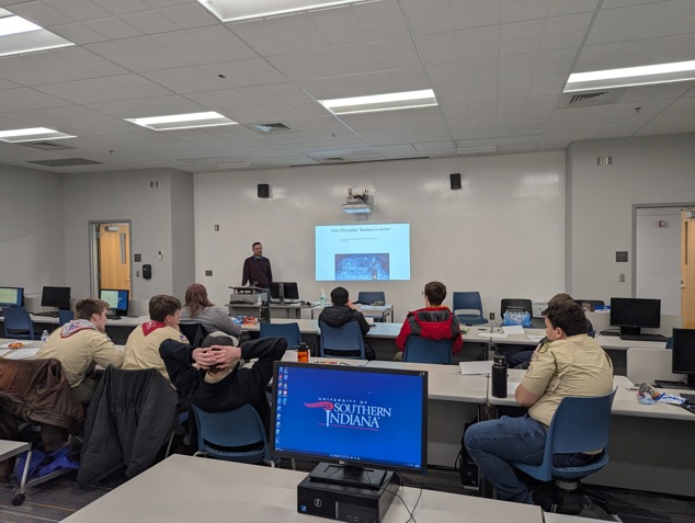 View of classroom