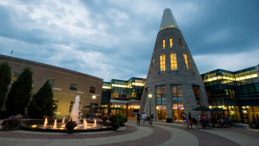 University Center at night