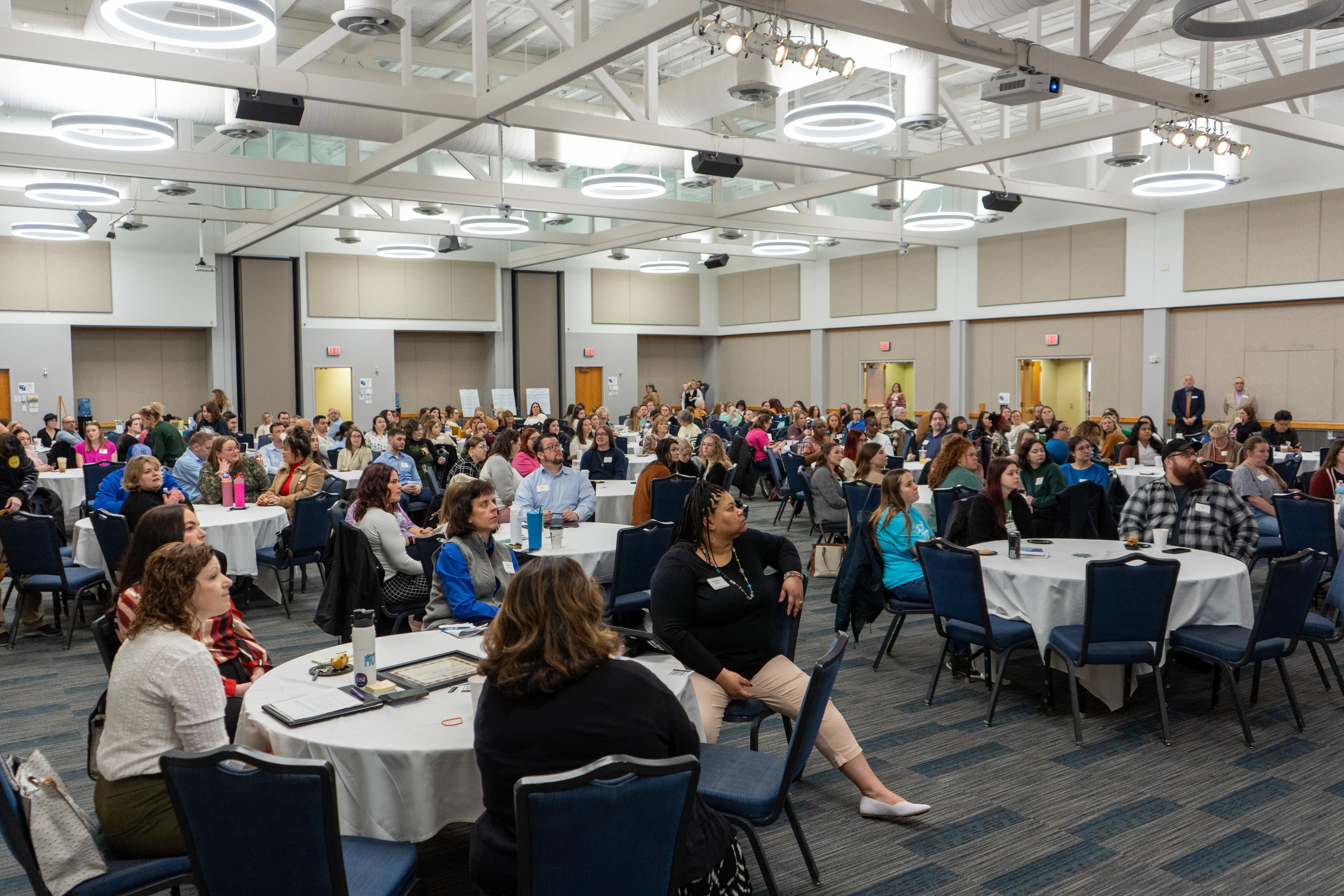Large group of Social Workers attend a conference