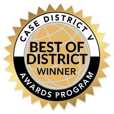 CASE District V Best of District Winner Award logo