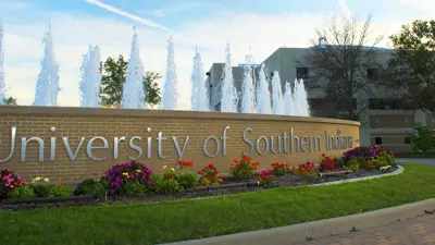 USI Fountain entrance