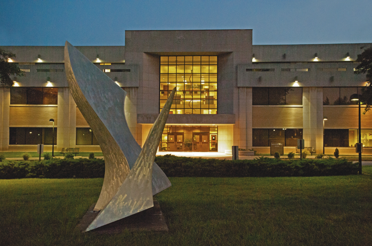 The Orr Center at night