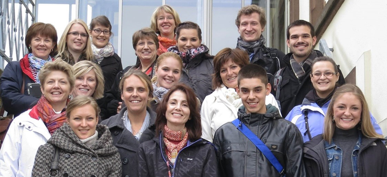 Group of students during 2012 Germany trip