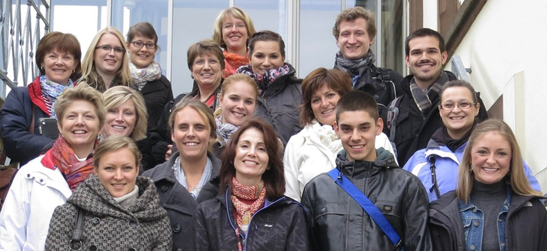 Group of students during 2012 Germany trip
