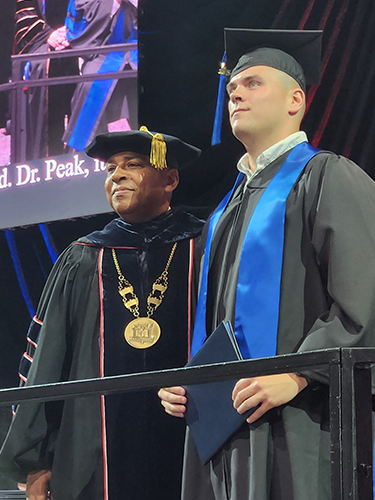Photo of Dalton Mills at Graduation