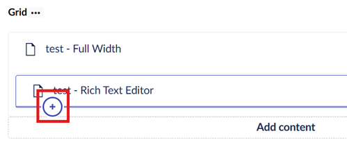 "Add Content" screenshot