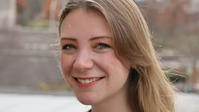 Casual portrait of Samantha Heiman, psychology, of Cornell University