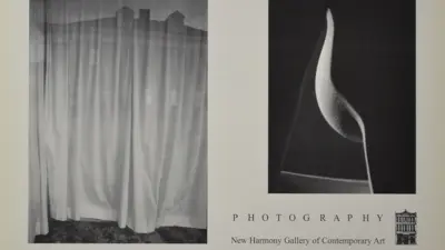 Exhibition postcard for Gary Cawood and Tom Stio's photography installation