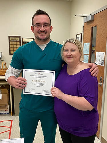 Photo of Kyle Criger and Jody Delp