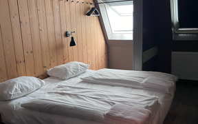 Inside one of the rooms where students stayed on Germany trip