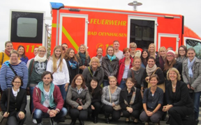 Group of students during 2014 Germany trip