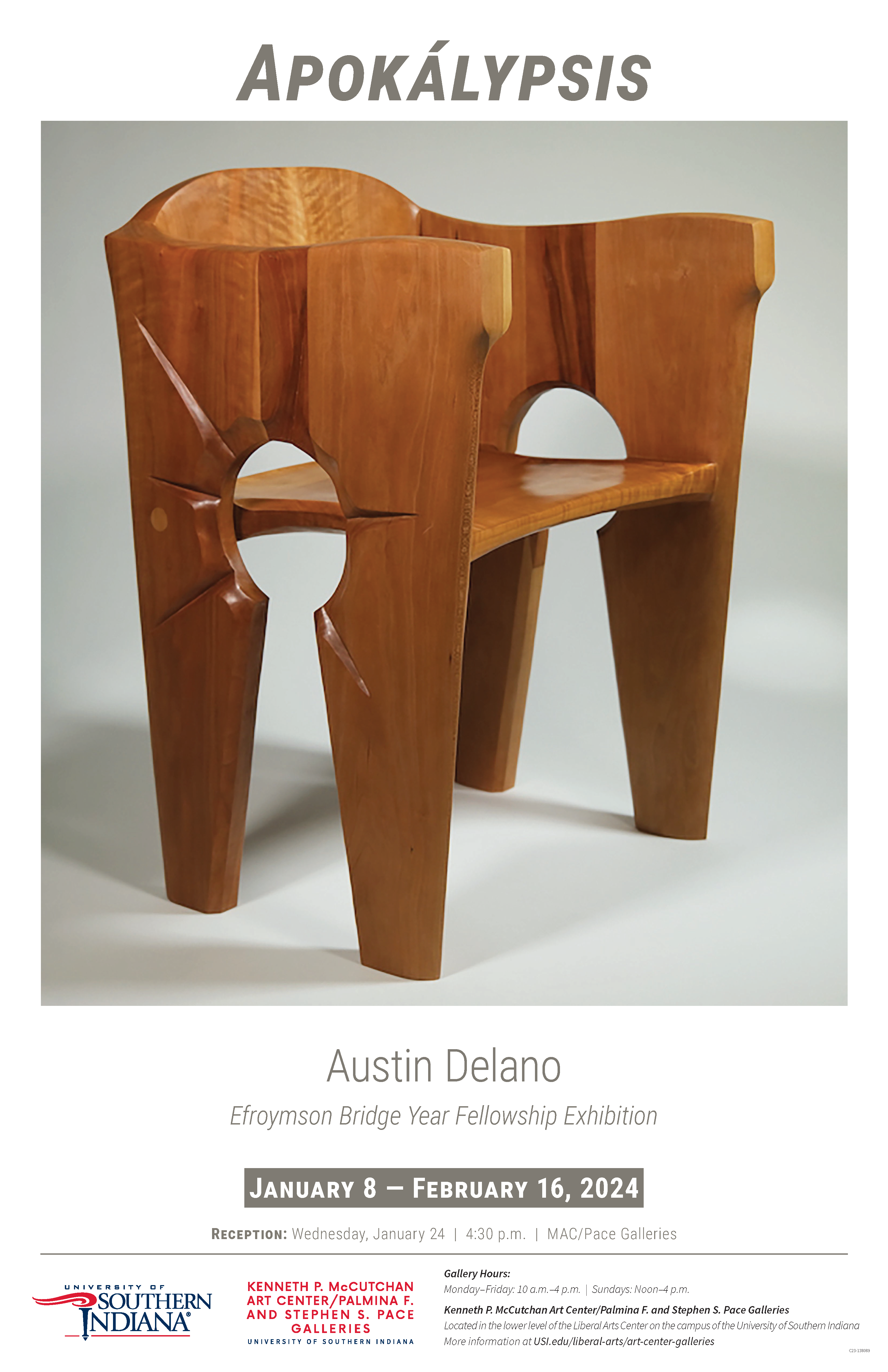 Exhibition title, three colorful characters photographing, painting, and making ceramics
