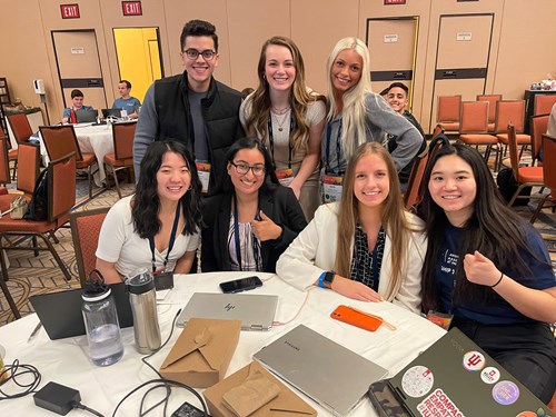 Group of students at AMA