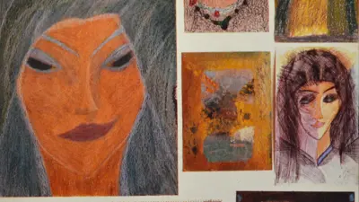 Portraits from Darrel Ray Allen's "Draya" exhibition