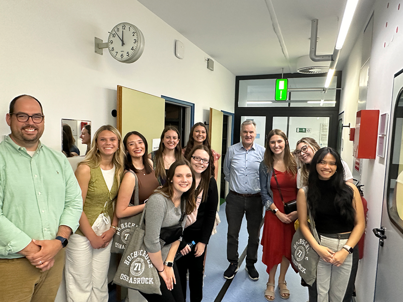 USI students tour Germany hospital