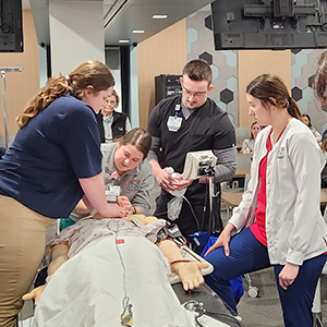 Photo of a code blue simulation