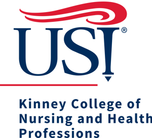 USI Wordmark for Kinney College of Nursing and Health Professions