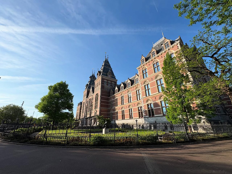 The Rijksmuseum in Amsterdam