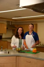 Campus life photo showing student activities and facilities