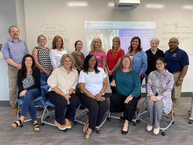 Recently trained Circle of Friends facilitators at 2025 Mid-America Institute on Aging Pre-Conference