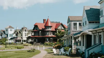 Houses in a neighborhood