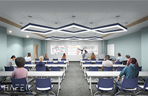 Rendering of new radiology classroom
