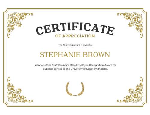 Brown's certificare